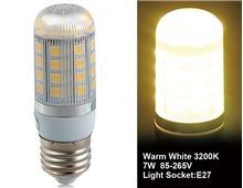 Lampada Led 85/265V 7W E27 milho 36 LED branca - cod. M02